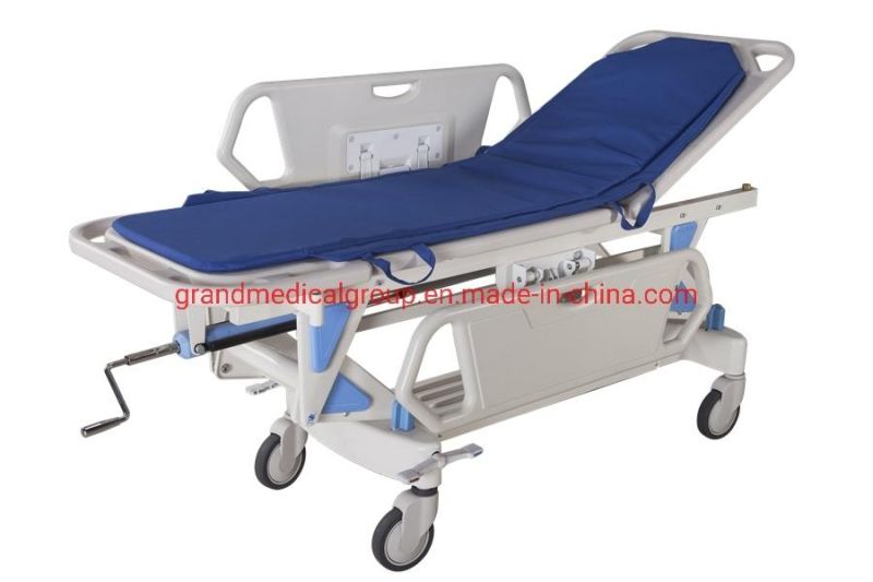 Grand Manufacture Surgical Equipment Manual Stretcher Cart Wholesale Aluminum Alloy Ambulanc Stretcher Cart