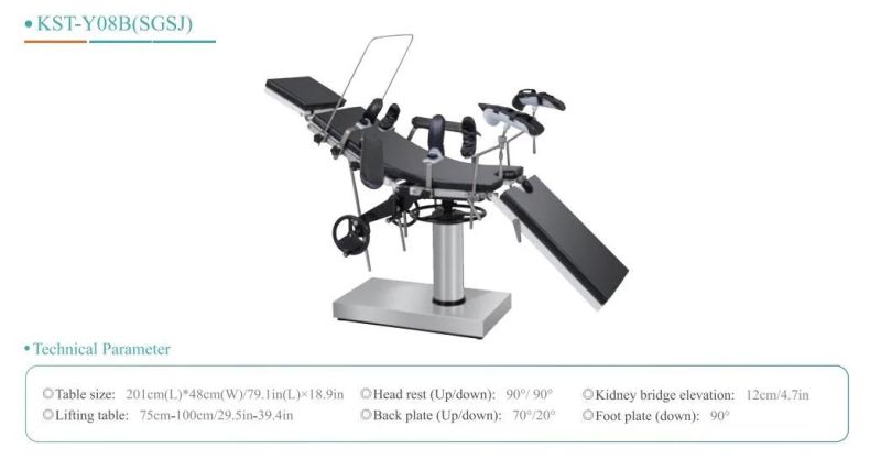 Electric Operating Table Kst-Y08b (YYSJ)