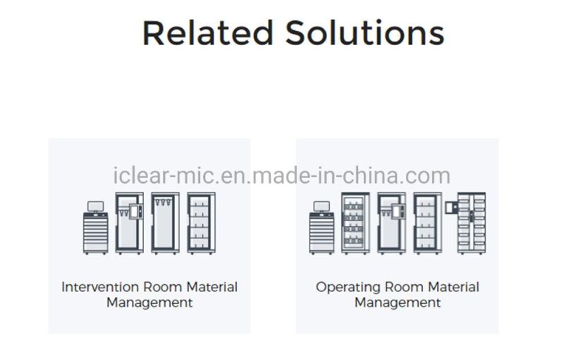 Hospital Intelligent UHF RFID Medical Material Cabinet