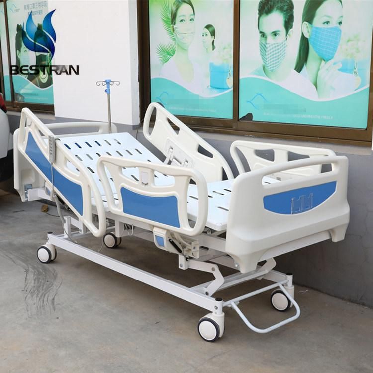 Bt-Ae006 Bestran Factory Multi Functions Adjustable Patient ICU Bed Stainless Steel Used Electric Medical Hospital Beds Price