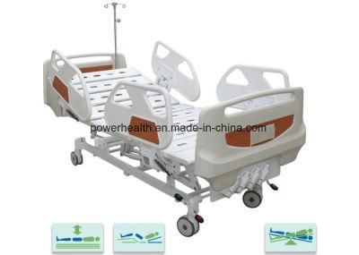 Hospital Style Single Bed Adjustable Bed Rails