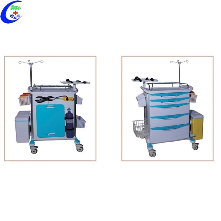 Hospital Emergency Drugs Trolley Hospital Furniture Ward Devices