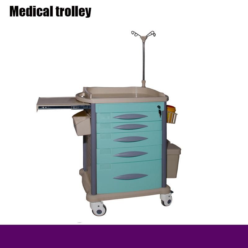Hospital Medical Cart with Drawers