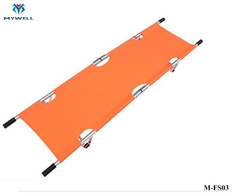 M-Fs03 Aluminium Alloy Folding Stretcher for Ambulance Use