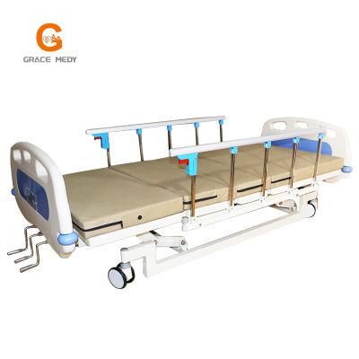 Adjustable Height Medical Equipment 3 Function Hospital Bed