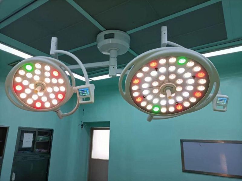 Operation Theatre Light Forhospital Operating Room Surgical Ceiling Light Flower Design Double Head LED Operation Theatre Light Forhospital