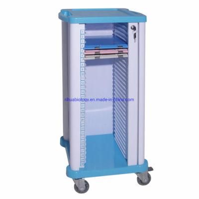 Hospital 450*410*960mm Separate Medical Records Car