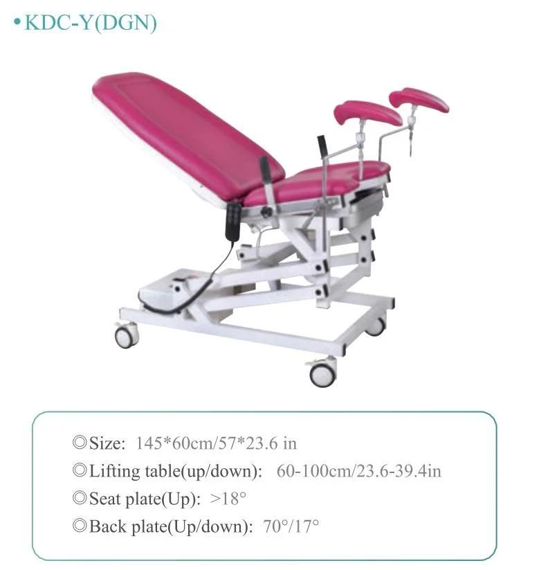 High Quality Hospital Gynecological Equipment Stainless Steel Multifunctional Electric Hydraulic Operating Bed Adjustable Surgical Operation Table