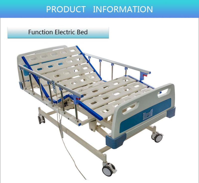 CE Approval Simple Electric Hospital Bed with Side Rails dB04