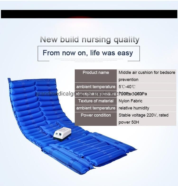 High Quality PVC Homecare Bubble Anti-Decubitus Air Pressured Medical Bedsore Mattress with Pump