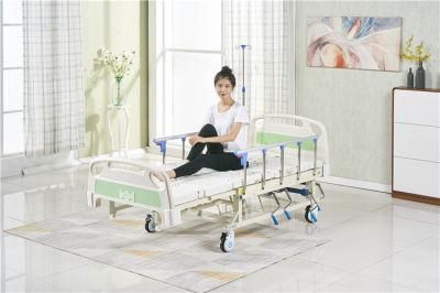 Hospital Bed Clinic Medical Care Nursing Bed with Factory Price