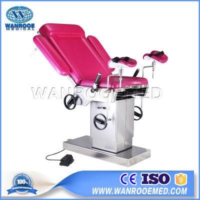 a-C102c Hospital Electric Obstetric Delivery Stainless Steel Birthing Gynecology Examination Chair