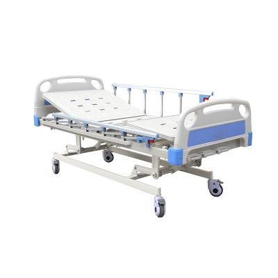 Hospital Medical Patient Clinic Manual Crank 3 Function Nursing Bed