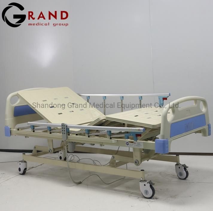 China Proffessional Supplier 3 Function Electric Adjustable Hospital Bed Medical Patient Nursing Bed for Hospital Furniture Medical Equipment for Sale