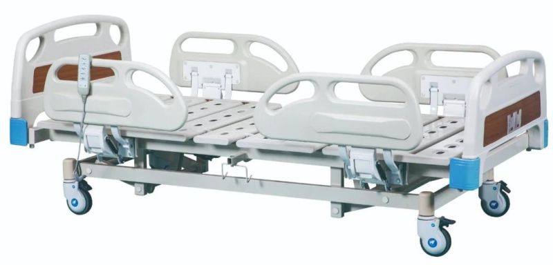 Shuaner Hot-Sale Electric Five Functions Clinic Adjustable Bed Nursing Bed