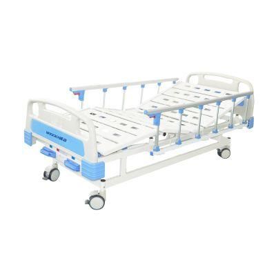 Wg-Hb2/L 2021 Hot Product Simple Function Hospital Bed aluminium Siderail Patient Bed