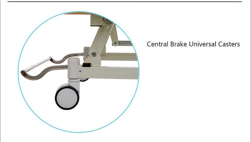 Manual Adjustable Hospital Bed with up and Down Function Bc03-1c