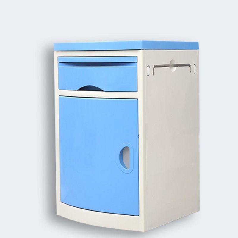 Medical Blue ABS Material Bedside Cabinet Customizable Storage Cabinet