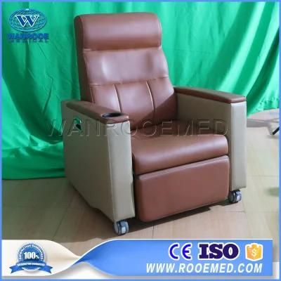 Bhc005A Luxury Leather Medical Equipment Patient Accompany Recliner Sleeping Waiting Chair