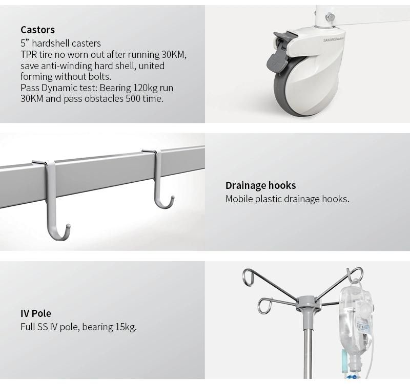 D3w Three Cranks Hospital Medical Bed