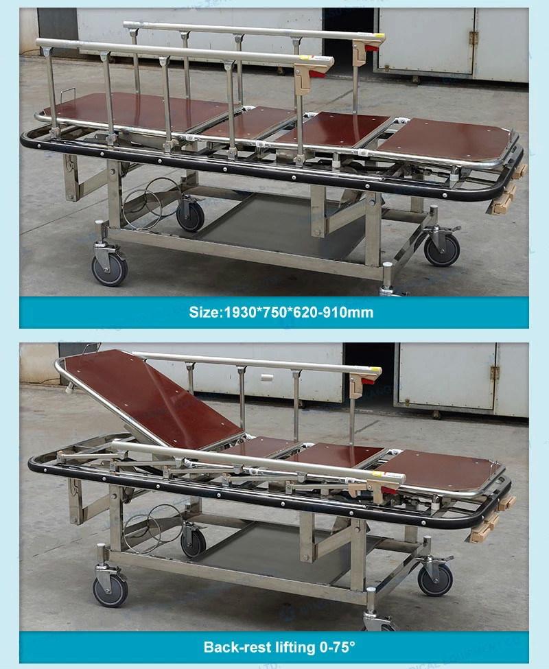 Metal Hospital Patients Emergency Trolley