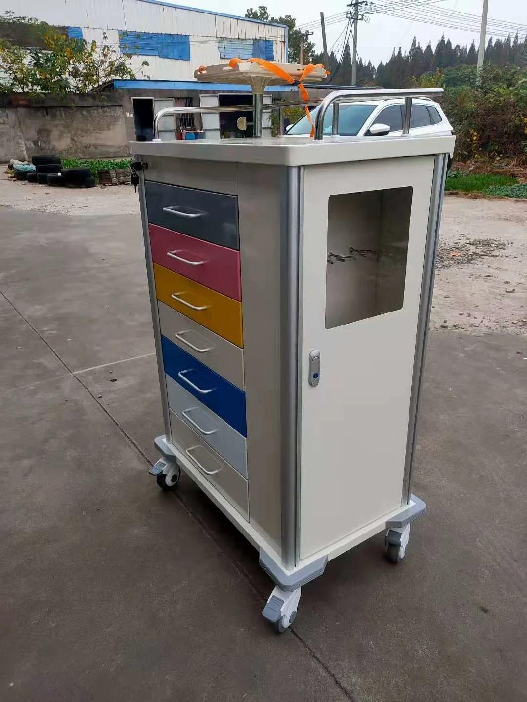 Mt Medical in Stock China Manufacture Medical Hospital Emergency Trolley