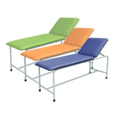 HS5241 Colorful Steel Hospital Medical Furniture Bed Examination Chair Examination Table Bed Used in Hospital /Clinic