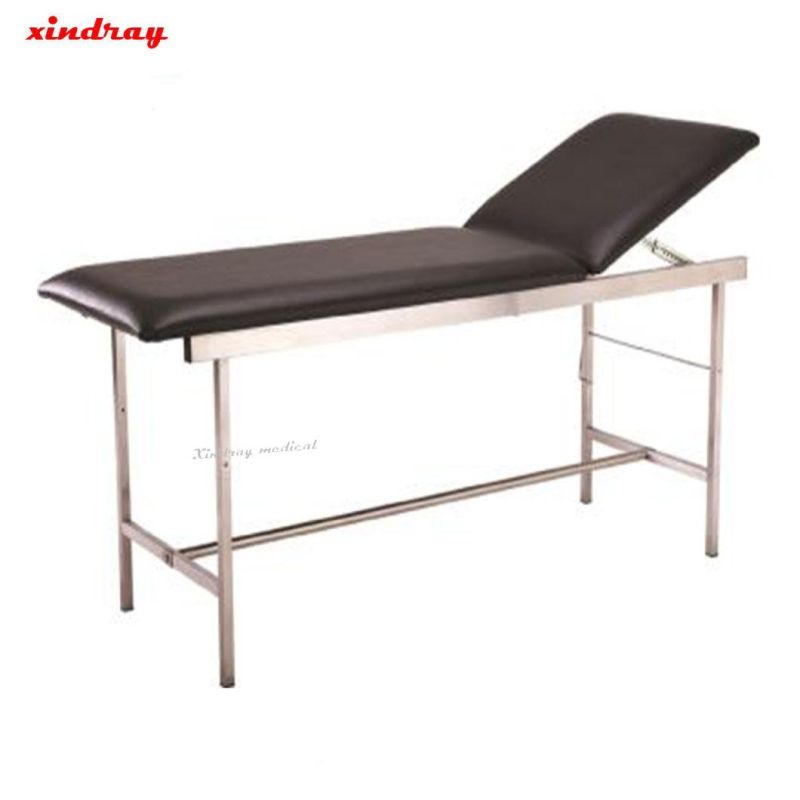 Cheap Plastic Side Rail ICU Clinic Multi-Function Hospital Equipment Medical Manual Examination Bed Price