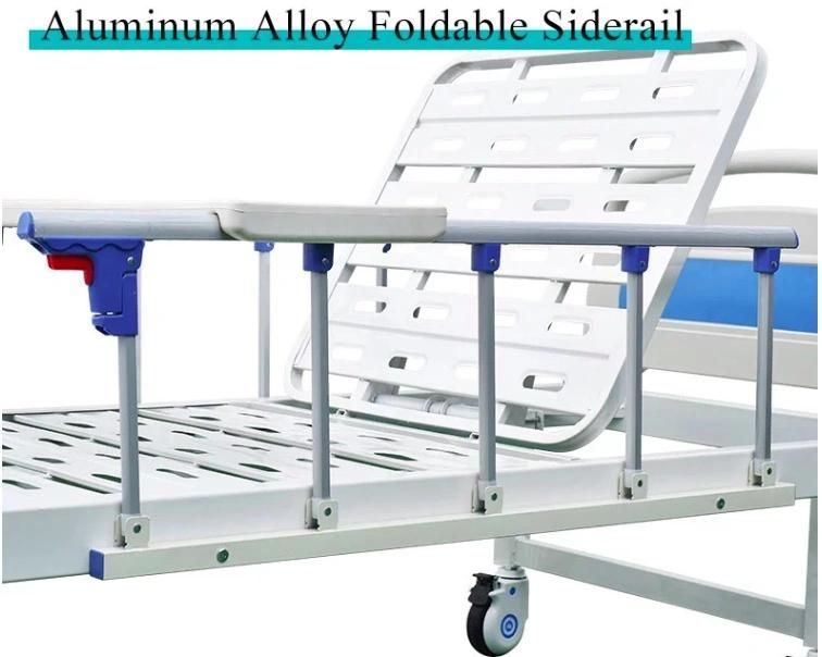 Clinic Patient Treatment Furniture Five 5 Functions Electric Medical Intensive Care ICU Therapy Nursing Hospital Bed with Mattress and CPR