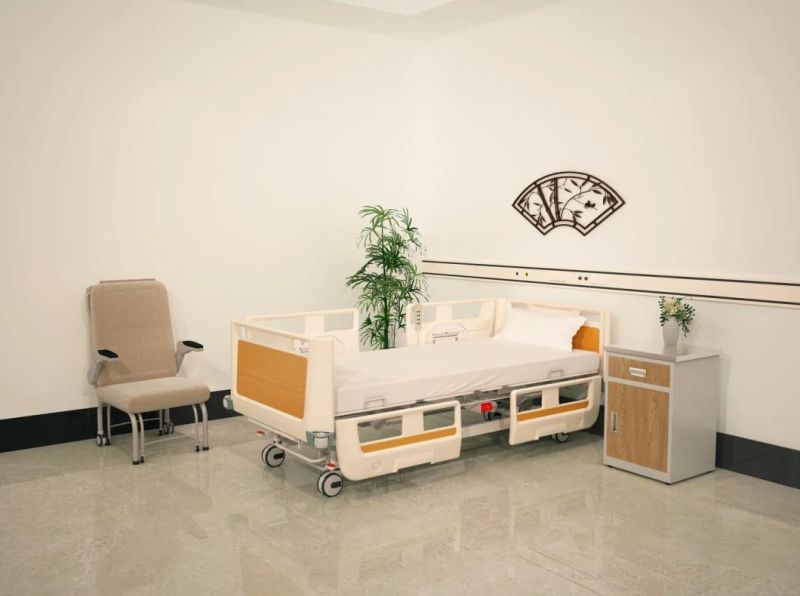 Hospital Furniture Medical Electric Three Function ICU Nursing Patient Bed