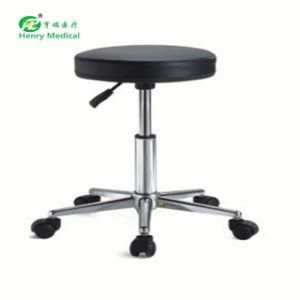 Hospital Adjustable Mobile Medical Doctor Swivel Chair Nurse Stool (HR-B13)