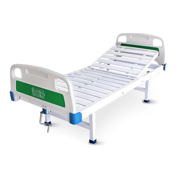 Hospital Bed Manual Medical 1 Cranks Nursing Bed for Patient