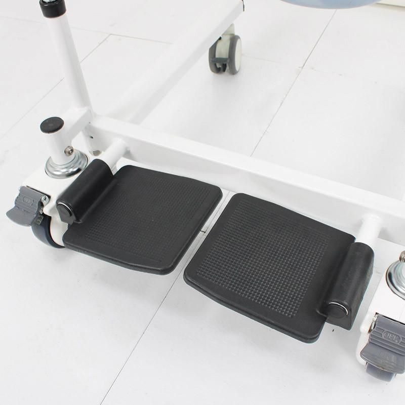 HS1409 Homecare Nursing Mobile Toilet Bath Chair Commode Chair Transfer Chair for The Disabled