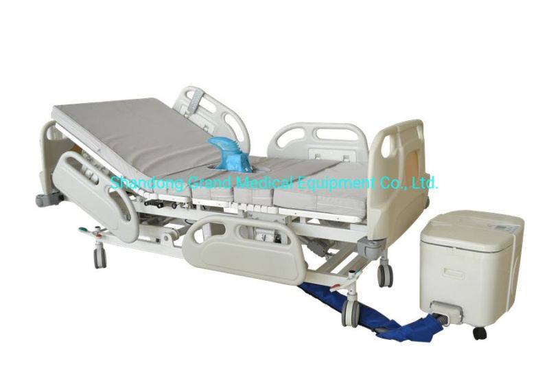 Top Grade Hospital Equipment Medical Luxury Electric 12 Function Nuring Patient Heathcare Functional Patient Bed Electric Hospital Bed with Toilet