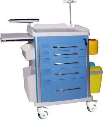 Aluminum Alloy Easy Cleaning Medical Device Medication Trolley