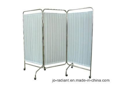 Hospital Furniture Stainless Steel 3-Folding Screen