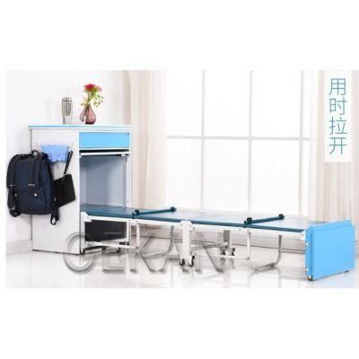 Hospital Furniture Portable Shared Nursing Bed Medical Bedside Table Good Metal Hospital Cabinet