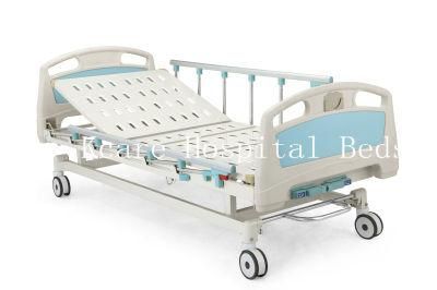 ABS Two-Function Manual Hospital Beds Factory Price/CE/ISO13485/ISO9001