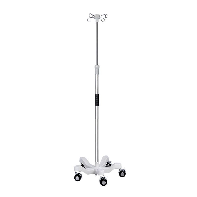 OEM Service Economic Movable I. V. Insufsion Stand Steel Pole for Clinic