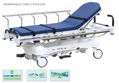 Rh-D208 Hospital Luxurious Hydraulic Rise and Fall Stretcher Cart