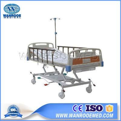 Bah300 Medical Hospital Three Function Adjustable Hydraulic Nursing Patient Bed