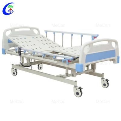 Medical Equipments Metal 3 Crank Manual Hospital Bed Electrical Bed