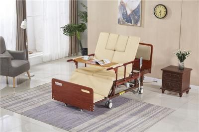 Home Nursing King Size Manual Hospital Chair Bed with Mattress