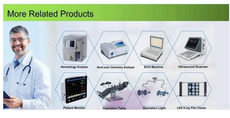 Hospital Medical Medicine Trolly Treatment Trolley Equipment with Drawers