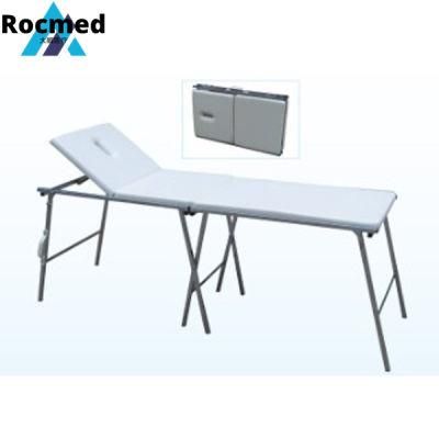 Examination Bed PVC Wrapped Stainless Steel Examination Table in The Hospital and Clinic