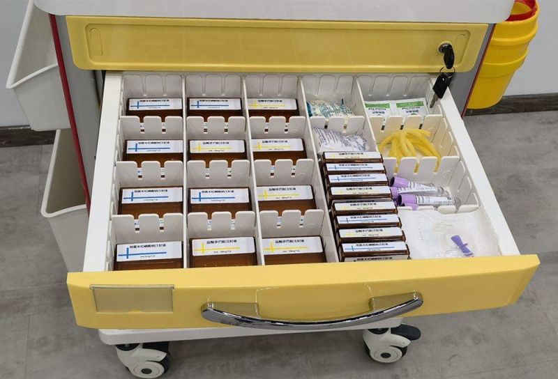 High Quality The Most Popular Hospital Drug Delivery Trolley Artistic Attractive Medicine Delivery Cart