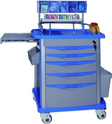 Mn-AC001 Hospital Furniture ABS Material Multi-Function ABS Anesthesia Cart with CE&ISO Certification