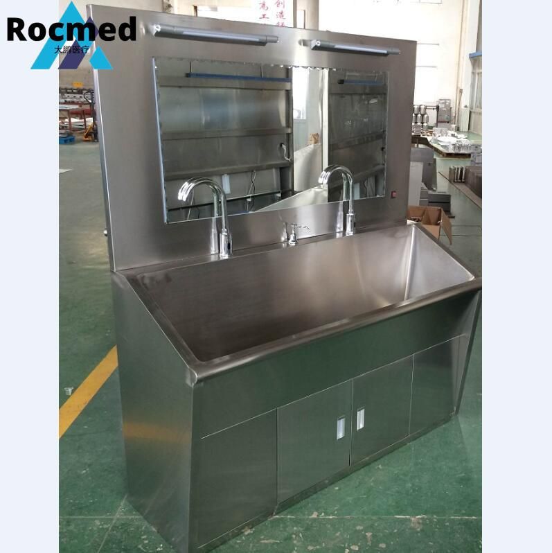 Surgical Trolley Stainless Steel Material Water Cleaning Kick Bucket with Wheels Medical Hospital Used