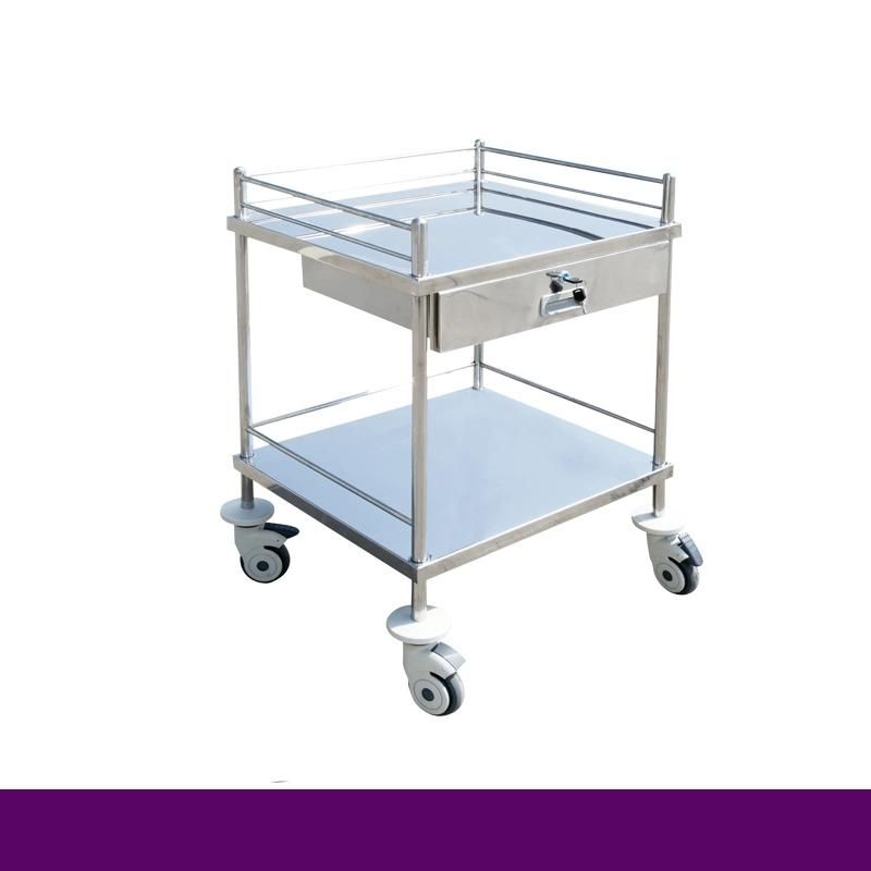 Rh-CRC05 Hospital Stainless Steel Treatment Cart
