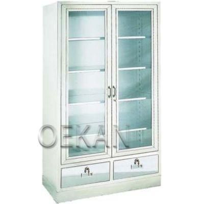 Oekan Modern Hospital Stainless Steel Medicine Storage Cabinet with Drawer